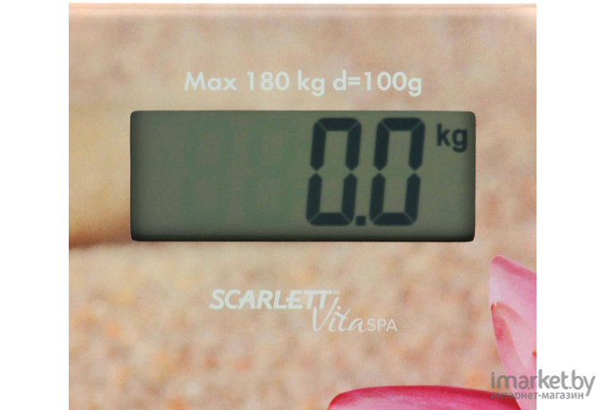 Напольные весы электронные Scarlett SC-BS33E093 (лотос)