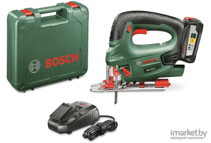 Электролобзик Bosch PST 18 LI Set (0.603.011.023)