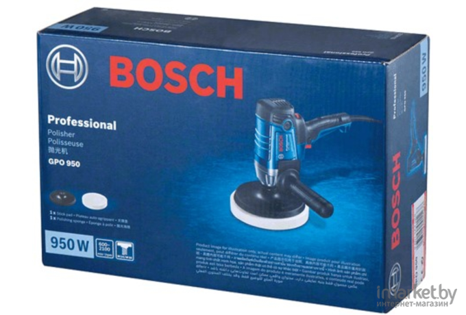 Профессиональная полировальная машина Bosch GPO 950 Professional (0.601.3A2.020)
