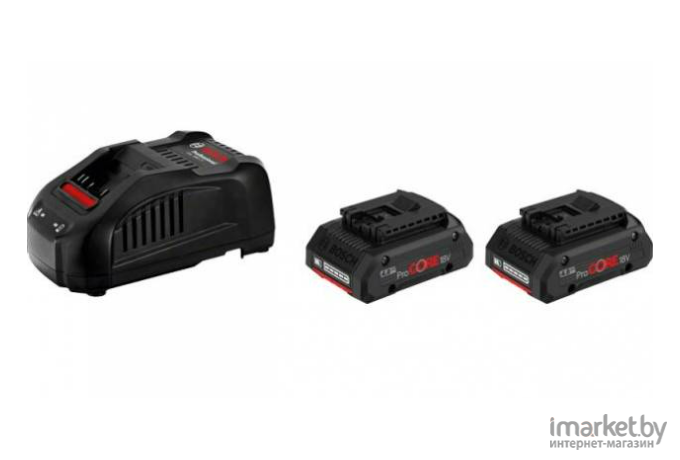 Набор аккумуляторов для электроинструмента Bosch ProCORE 18V 4.0 с зарядным GAL 1880 CV (1.600.A01.6GF)