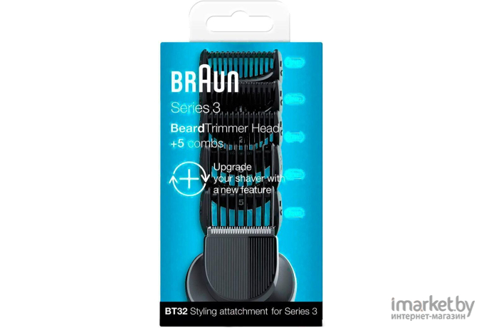 Набор насадок к машинке для стрижки волос Braun BT32 [81547172]