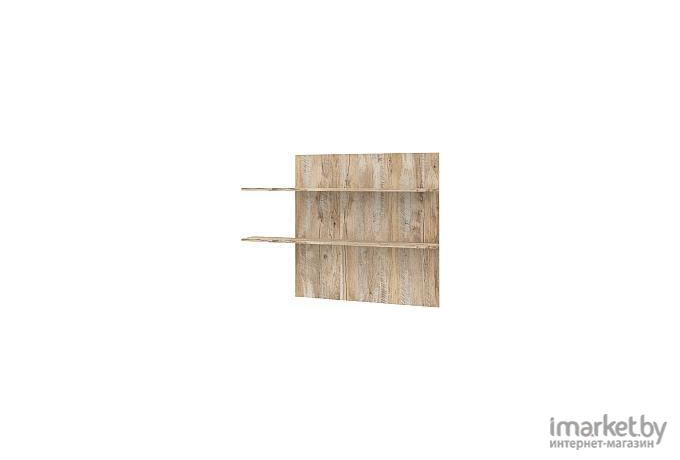 Шкаф навесной Мебель-КМК Лайт 0551.2 (дуб юккон/дуб полярный)
