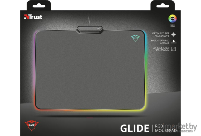 Коврик для мыши Trust GXT 760 Glide RGB