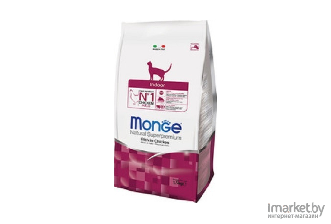 Корм для кошек Monge Functional Line Indoor Rich in Chicken 10кг