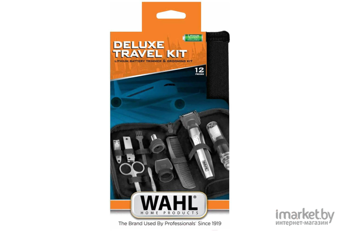 Машинка для стрижки волос Wahl Wahl Travel Kit Delux черный [5604-616]