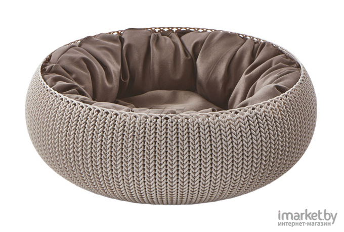 Лежанка для животных Curver Knit Cozy Pet Bed-Foggry [229319]
