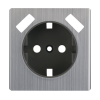 Накладка для розетки и выключателя Werkel WL02-USB-CP глянцевый никель [a037019]
