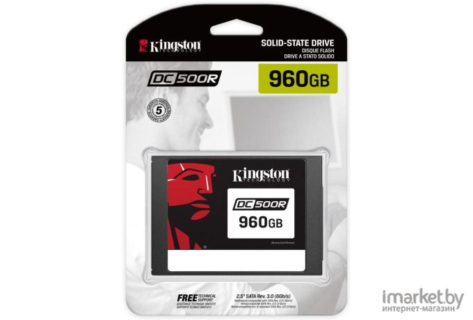 SSD диск Kingston DC500R 960 GB [SEDC500R/960G]
