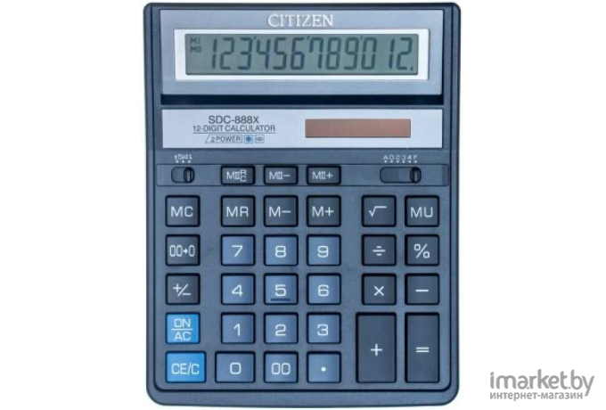 Калькулятор Citizen SDC-888XBL темно-синий