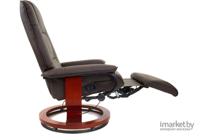Массажное кресло Calviano с подъемным пуфом и подогревом 2159