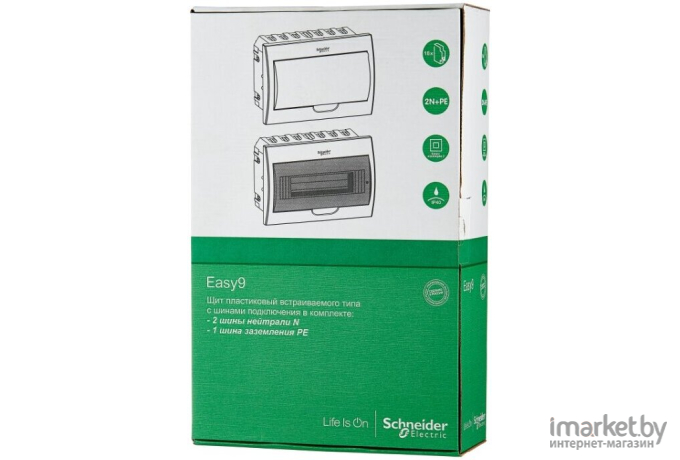 Электрощит Schneider Electric Easy Box EZ9E118S2FRU Бокс пластиковый