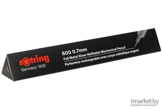 Механический карандаш Rotring 600 0.7 мм серебристый [1904444]