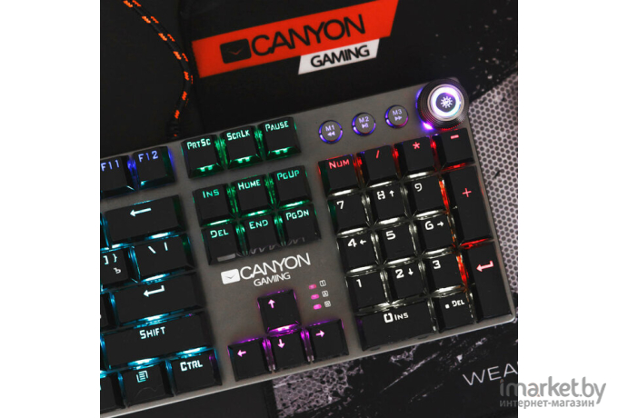 Клавиатура Canyon CND-SKB7-RU Black
