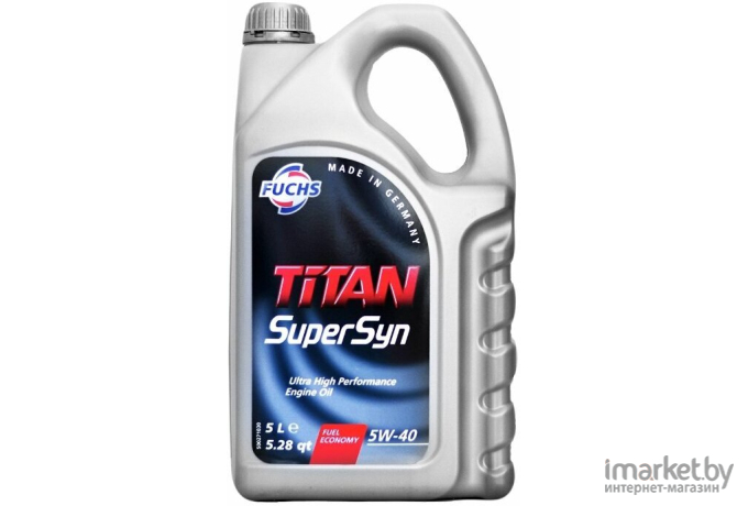 Моторное масло Fuchs Titan Supersyn 5W40 5л [601425745]
