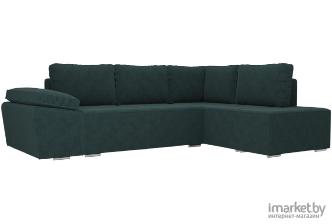 Комплект мягкой мебели Лига Диванов Хавьер 101242 правый велюр бирюзовый