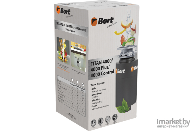Измельчитель пищевых отходов Bort Titan 4000 Control [93410242]