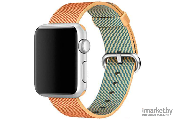 Сменный ремешок Apple для Watch SN-02 нейлон золотисто-красный [4045]