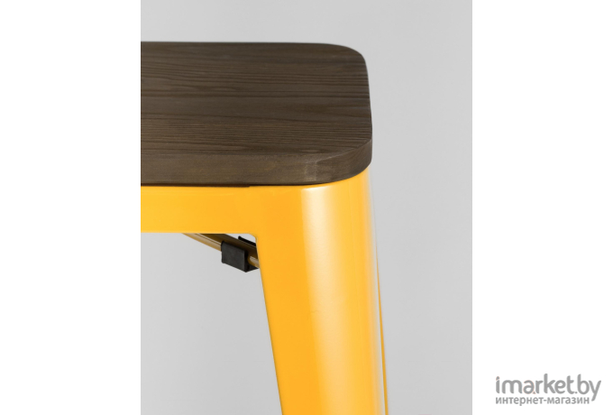 Барный стул Stool Group Tolix wood желтый [YD-H765-W LG-06]