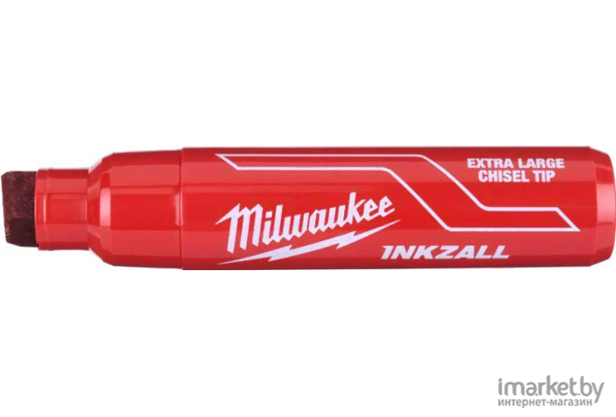 Маркер Milwaukee XL с долотообразным красный [4932471560]