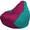 Кресло-мешок Flagman Груша Супер Мега Г5.1-75 фиолетовый/бирюзовый