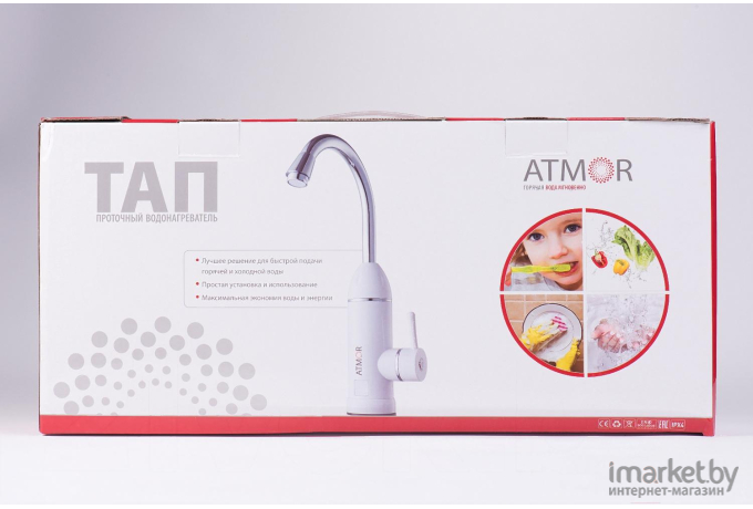 Проточный водонагреватель Atmor Tap 3 кВт