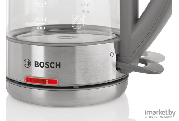 Электрочайник Bosch TWK7090 Stainless Steel/Transparent