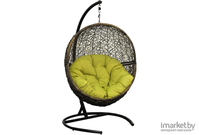 Подвесное кресло Мебель Импэкс Lunar Coffe 175 черный/зеленый