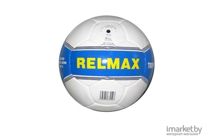 Футбольный мяч Relmax Trophy размер 4 белый/синий