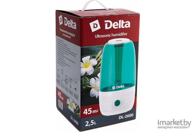 Увлажнитель воздуха Delta DL-2600 зеленый/белый
