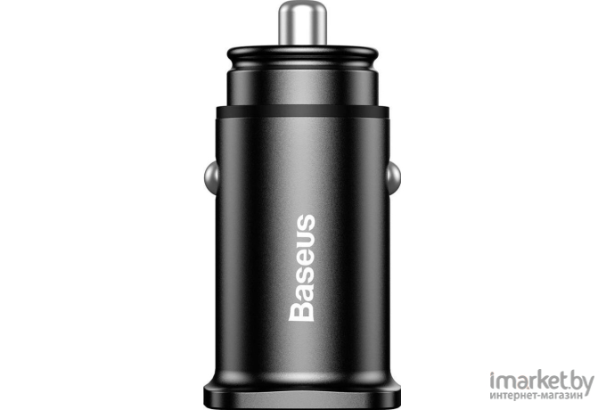 Автомобильное зарядное устройство Baseus CCALL-DS01 Baseus Square metal Car Charger 2 USB 30W Black