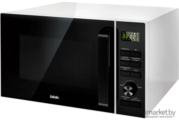 Микроволновая печь BBK 25MWS-970T/WB белый/черный
