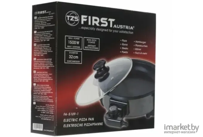 Электрическая сковорода First FA-5109-1 Black
