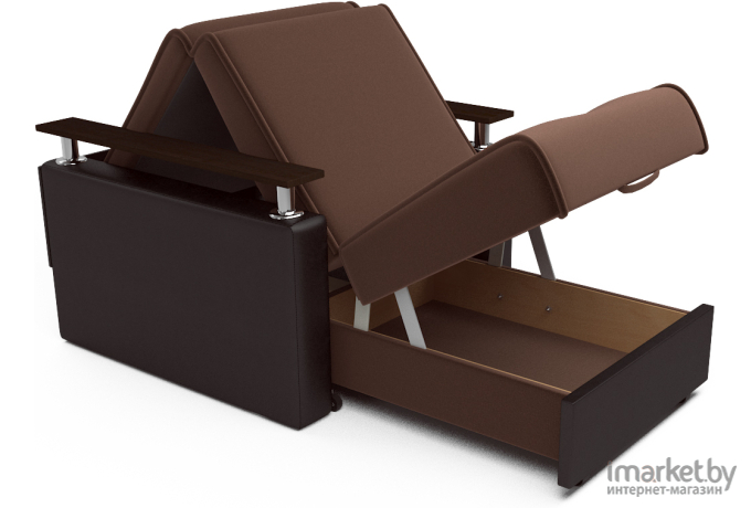 Кресло-кровать Mebel-Ars Шарк шоколад