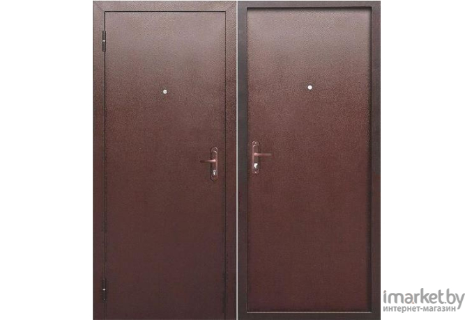 Дверь входная Юркас Garda Стройгост 5 металл/металл 86х205 левая