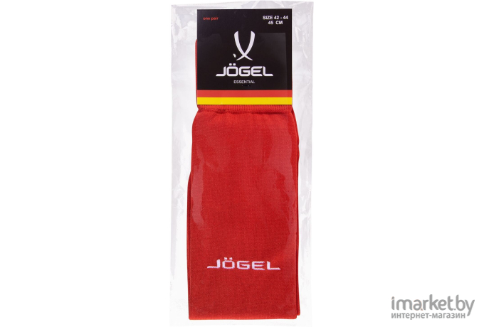 Гольфы футбольные Jogel JA-002 32-34 красный/белый
