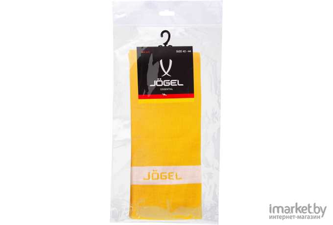 Гетры футбольные Jogel JA-003 32-34 желтый/белый