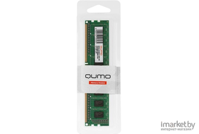 Оперативная память QUMO DDR3 DIMM 4GB PC3-12800 1600MHz [QUM3U-4G1600K11(R)]