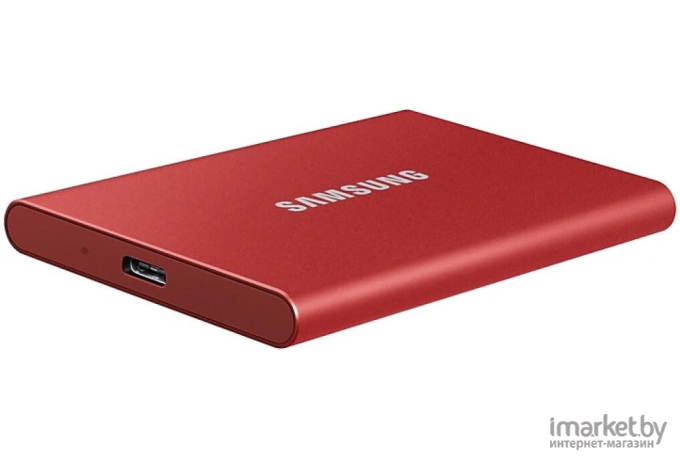 Внешний SSD Samsung T7 Touch USB3.2  500 ГБ красный [MU-PC500R/WW]