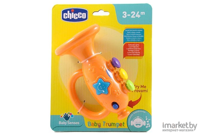 Музыкальная игрушка Chicco Baby Senses Труба 340728189 [00009614000000]
