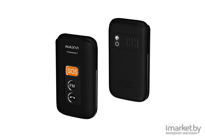 Мобильный телефон Maxvi E5 Black