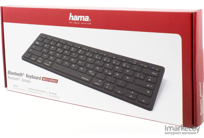 Клавиатура Hama KEY4ALL черный [R1182582]