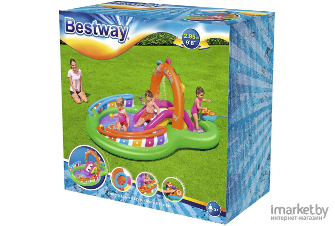 Игровой центр детский Bestway Sing n Splash 295см x 190см x 137см надувной [53117]