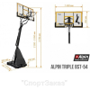 Баскетбольный стенд Alpin Triple [BST-54]