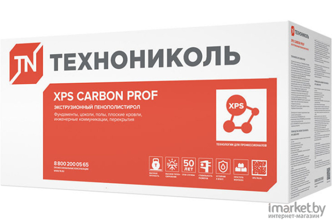  Технониколь ППЭТ экструзированные Carbon eco 1180х580х50-L