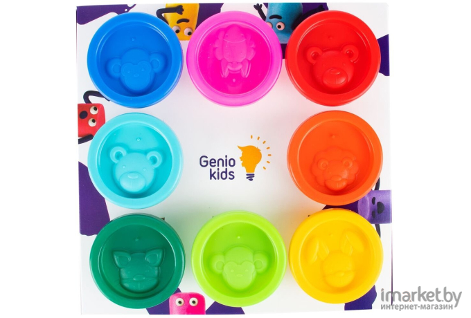 Тесто-пластилин Genio Kids 8 цветов [TA1045]