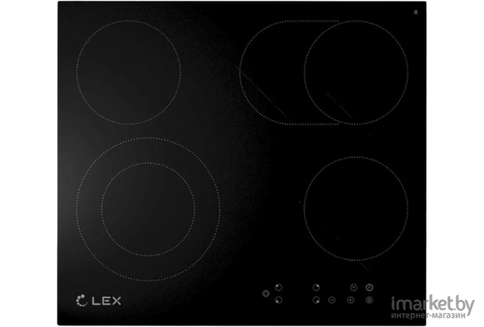 Варочная панель LEX EVH 642-1 BL черный [CHYO000192]