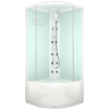 Душевая кабина Domani-Spa Delight 110 high белый/сатин матированное стекло (DS01D110HWM00)