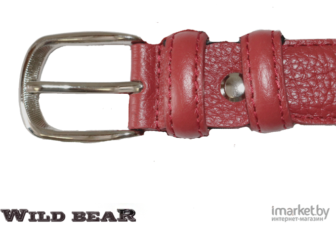 Ремень WILD BEAR RM-080m 115 см Red