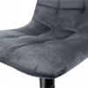 Барный стул AksHome Mia велюр темно-серый HLR21/черный