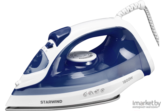 Утюг StarWind SIR2044 темно-синий/белый